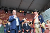 Traditionelle Eröffnung des Stadtfests in Dessau am Elberadweg
